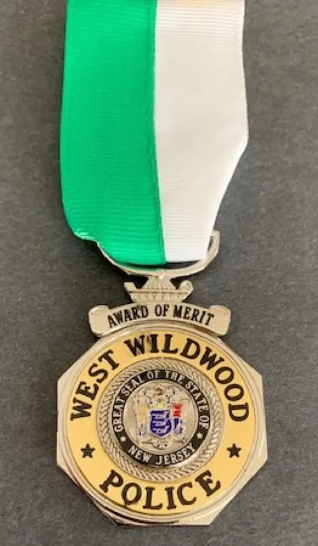 West Wildwood Police Department Award Of Merit Medal