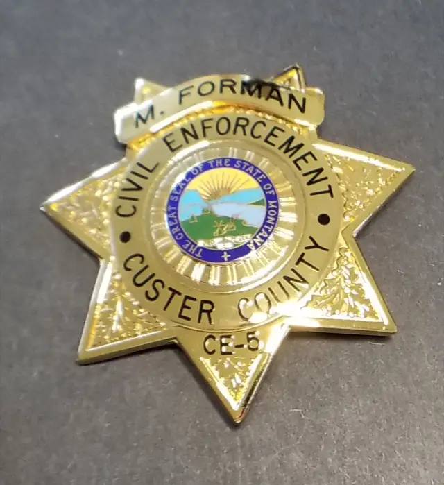 Custer County Sheriff Badge