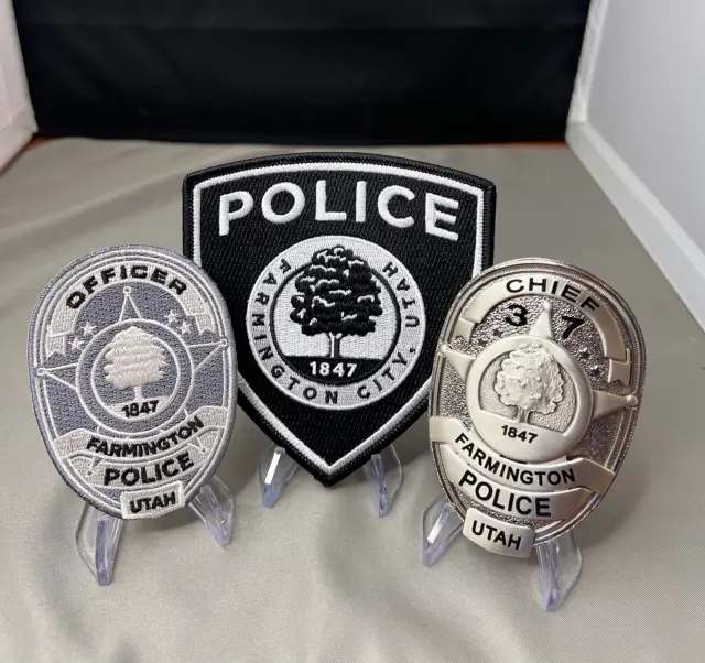 Farmington Police Department New Badge Shoulder Badge Patch