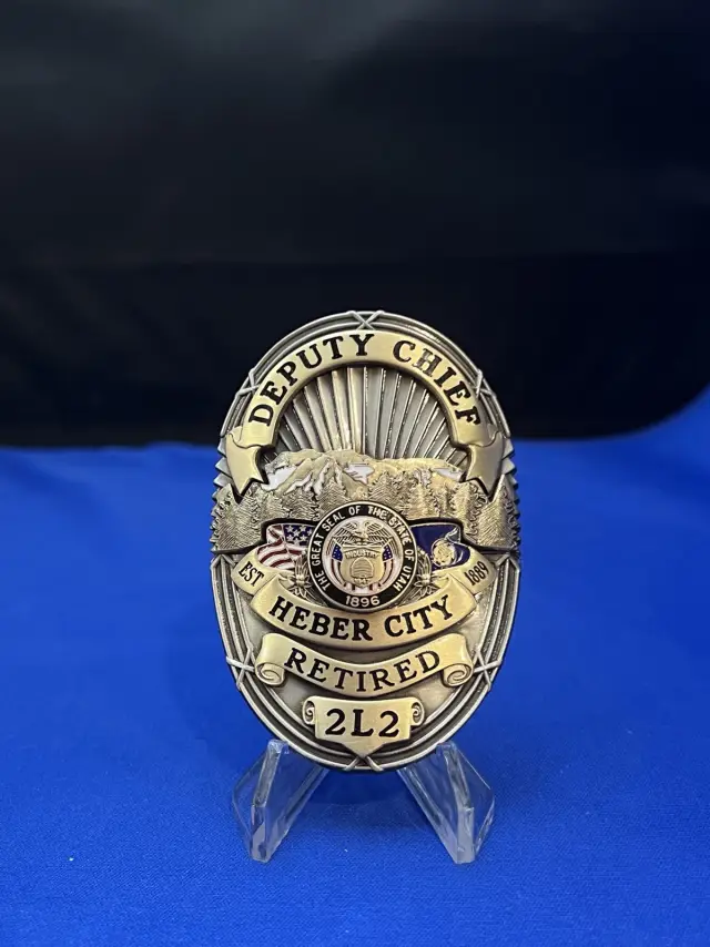 Heber Police Department Antique Badge