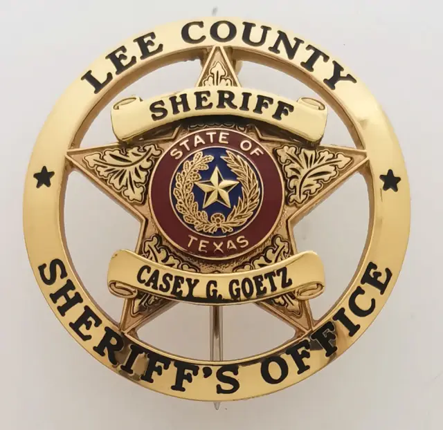 Lee County Sheriffs Badge Custom Mold