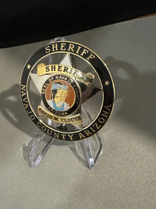 Navajo County Sheriffs Personalized Badge