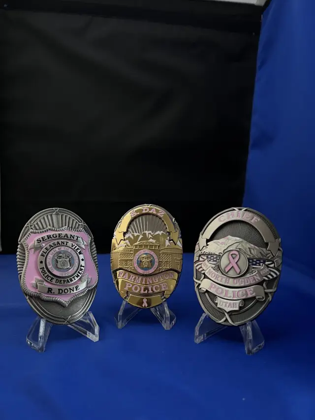 Pink Police Badges