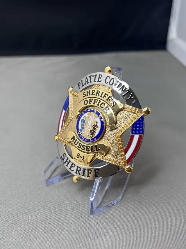 Platte County Sheriff Wyoming Badge