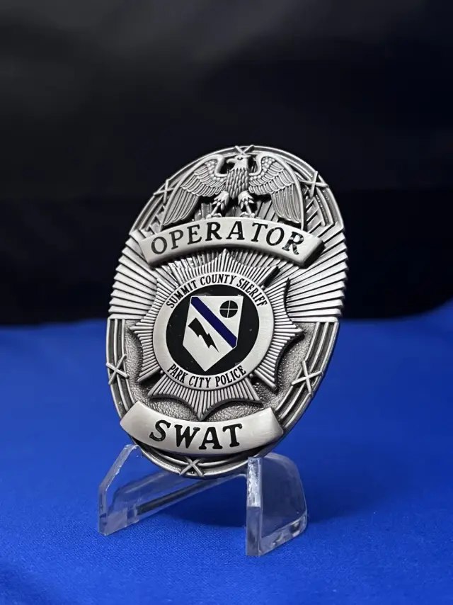 Summit County Park City Police Department SWAT Badges