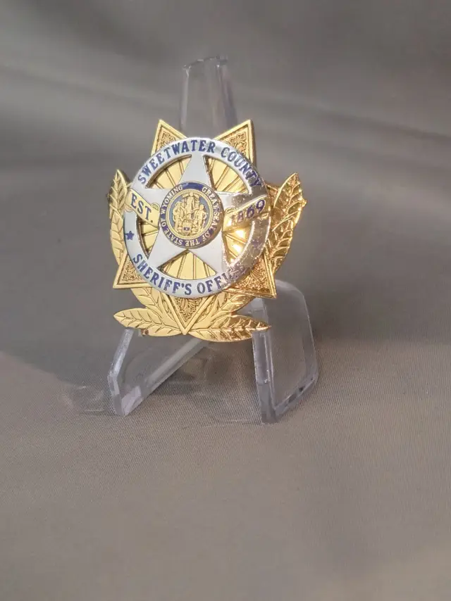 Sweetwater County Sheriff Hat Badge