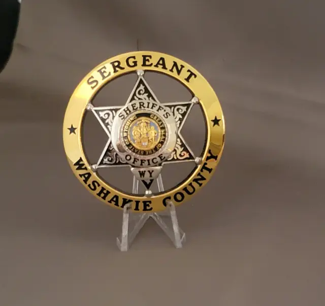 Washakie County Sheriff Badge 225inch