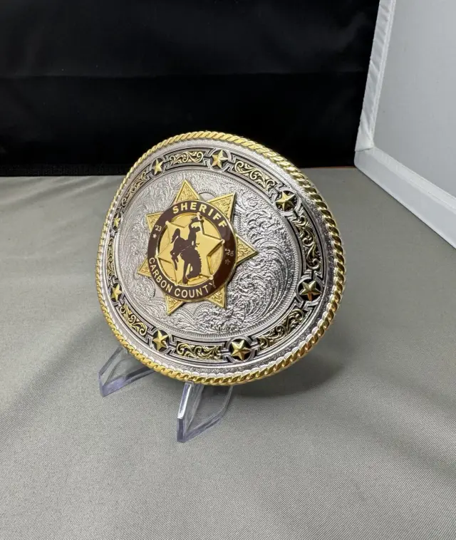 Carbon County Sheriff Wyoming Buckle