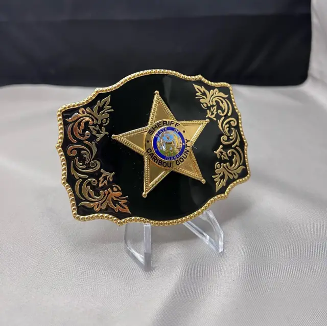 Caribou County Sheriffs Buckle