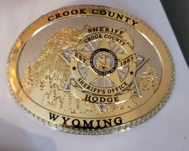 Crook County Sheriffs Buckle