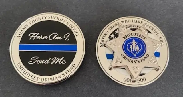 Adams County Sheriff Orphans Coin