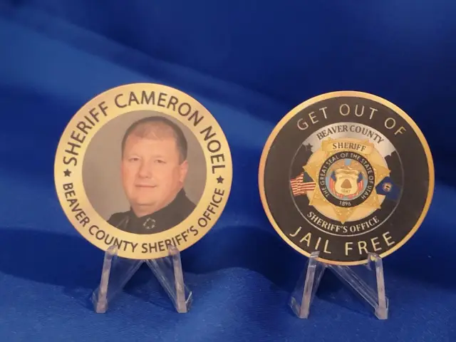Beaver County Sheriffs Custom Pokerchip