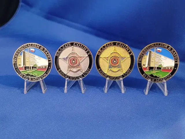 Brazos County Sheriffs Court Unit Coins