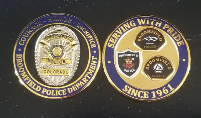 Broomfield Police Department Coin