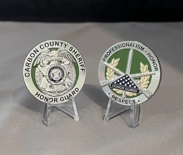 Carbon County Sheriff Honor Guard Coin