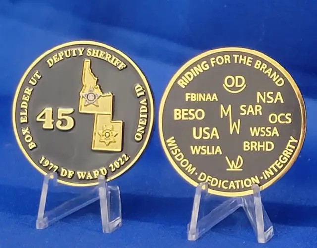 Dale Ward Retirement Coin
