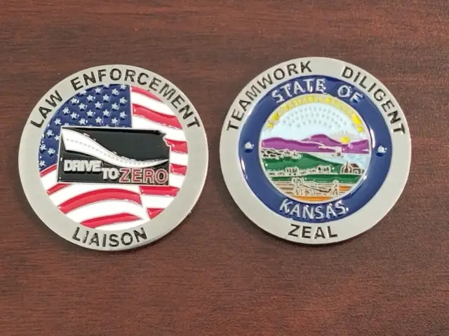 KDOT Law Enforcement Liason Coin
