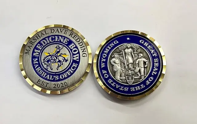 Medicine Bow Marshal Dave Redding Coin