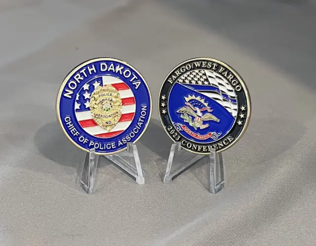 North Dakota Chief Of Police Association Coin 2023