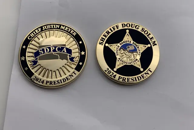 South Dakota Chiefs Sheriffs Coin 2024