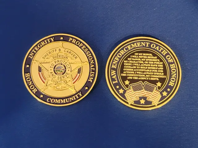 Sheridan County Sheriffs Office Kansas Coin