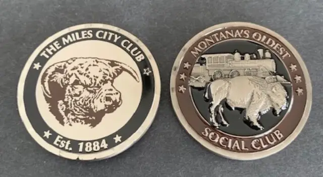 The Miles City Club Coin