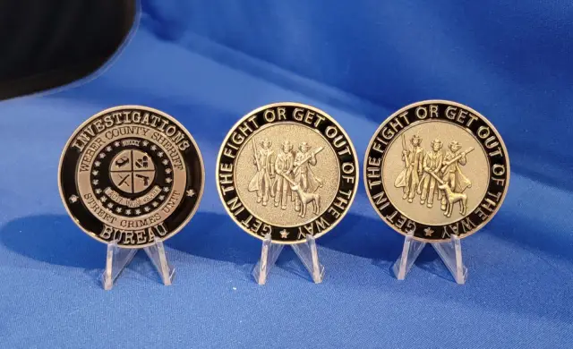 Weber County Street Crimes Unit Coins