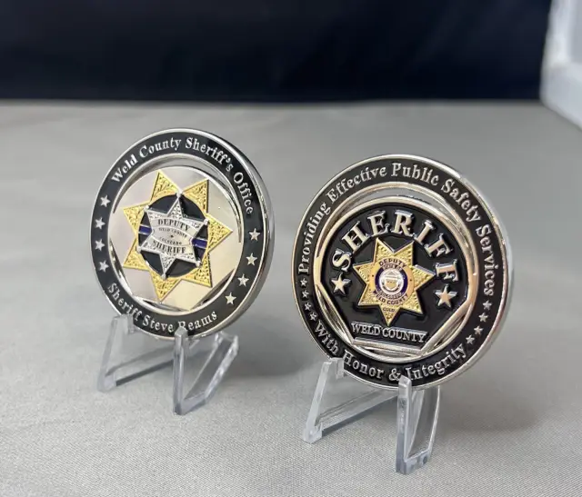 Weld County Sheriff New Badge Coin
