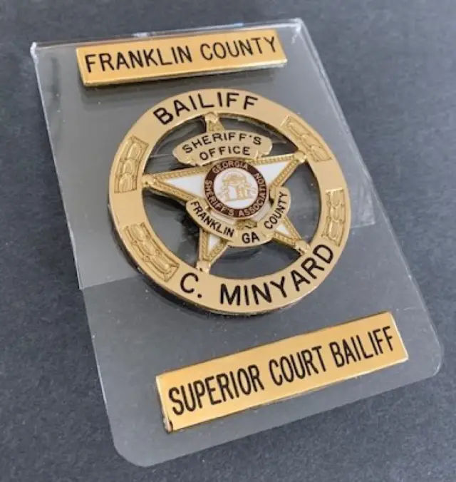 Franklin County Sheriff Pocket ID Badge
