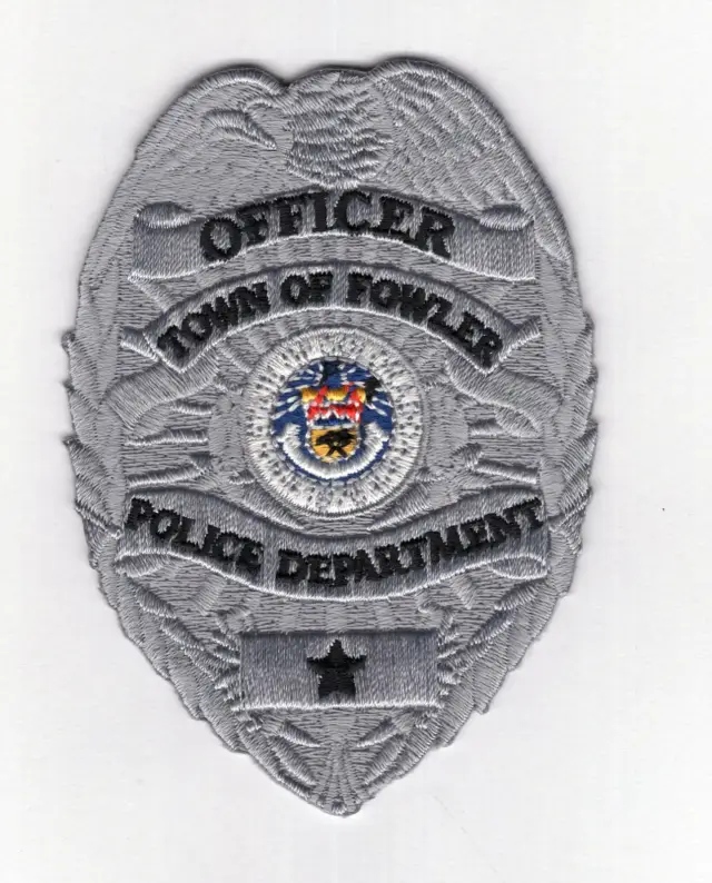 FOWLER Police Department BADGE PATCH