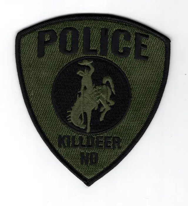 Killdeer Police Department Green Black Patch 2650