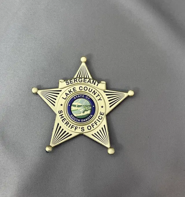 Lake County Sheriff South Dakota Flex Badge patch