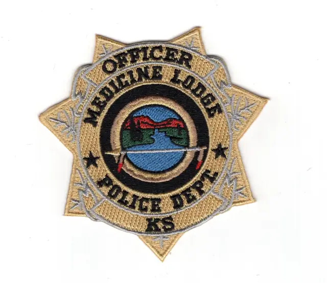Medicine Lodge Police Department Thread Patch