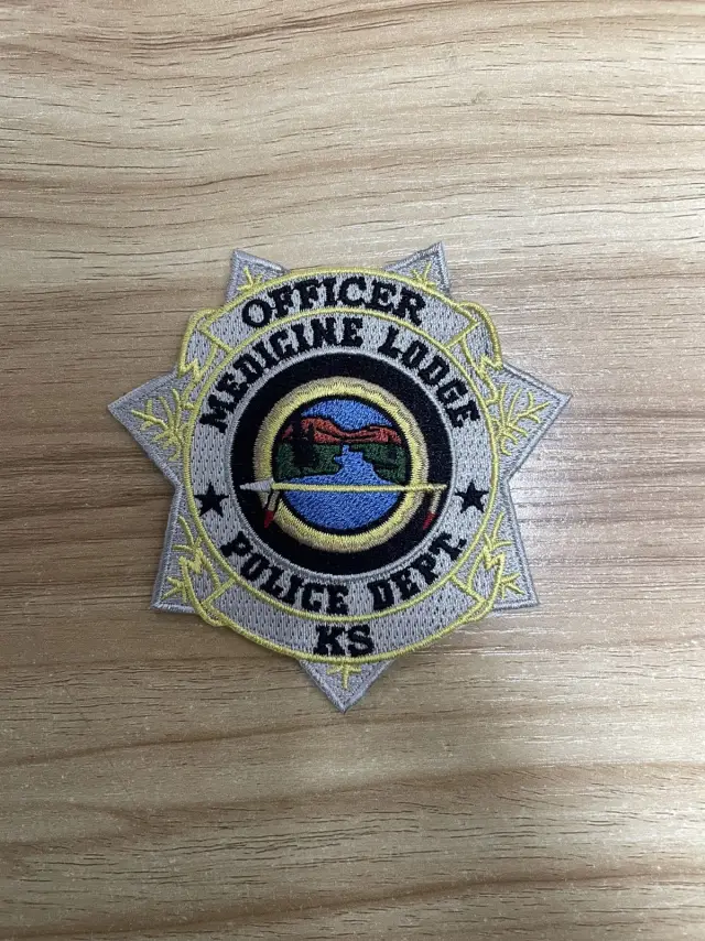 Medicine Lodge Silver Badge Patch